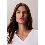 Облегающая хлопковая футболка с V-образным вырезом - Calvin Klein Jeans 3