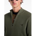 waffle-stitch half-zip sweater 3