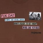 Футболки Supreme Joie De Vivre Tee 'Brown' 3