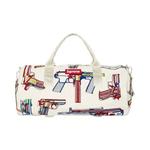 Сумки-дафлы Supreme Guns Embroidered Leather Duffle Bag 'White' 1