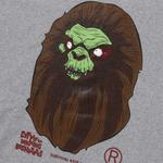 Худи BAPE Horror Mad Face Relaxed Fit Pullover Hoodie 'Grey' 3