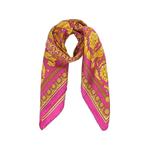 Barocco-print silk scarf 2