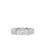 Кольцо Eternity Band из белого золота с бриллиантами 1