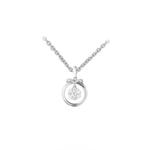 GOLDHEART Espoir, бриллиантовый кулон, белое золото 375+палладий (P5249) 3