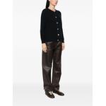 ribbed-knit raglan-sleeve cardigan 2