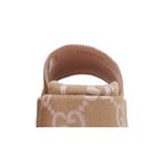 Шлепанцы Gucci Wmns Platform Slide Sandal 'Jumbo GG - Beige Light Pink' 7