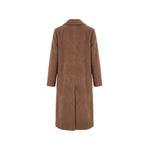 brushed single-breasted coat 2