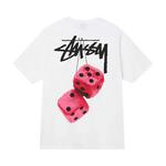 Футболки Stussy Fuzzy Dice Tee 'White' 2