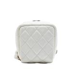 Клатч CC Quilted Lambskin Cube Zip Clutch with Chain (2021 год) 4