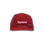 Кепки Supreme Coated Denim Camp Cap 'Red' 1