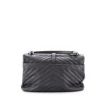 Большая сумка на плечо Classic Monogram College Bag Matelasse Chevron Leather 2