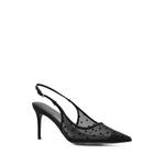 Marina polka-dot mesh slingback pumps 2