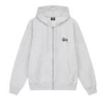 Толстовки на молнии Stussy Basic Zip Hoodie 'Пепельный хизер' 1