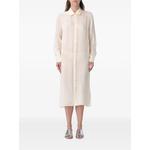 button-up long-sleeve midi shirt dress 2