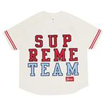 Джерси Supreme Denim Baseball Jersey 'White' 1