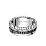 Маленькое кольцо Diamond Quatre Black из белого золота 1