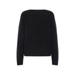 ribbed-knit batwing-sleeve sweater 2