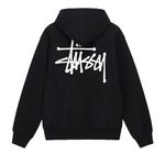 Толстовки на молнии Stussy Basic Zip Hoodie 'Black' 2