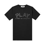 Футболки Comme des Garçons PLAY Play Logo Tee 'Черный' 1