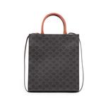 2010-2026 Small Triomphe Coated Canvas Vertical Cabas Tote satchel 3