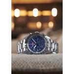 Кварцевые часы Seiko Prospex Speedtimer Series Solar Chronograph с тёмно-синим циферблатом, стальным браслетом SSC815P1 7