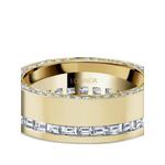 Кольцо Cigar Band с бриллиантами 2