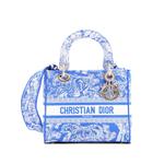 Toile de Jouy Lady D-Lite Bag Embroidered Canvas tote bag 1