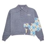 Поло HOUSE OF ERRORS Knitted Wall Painter Rugby 'Grey/Plaid' 1
