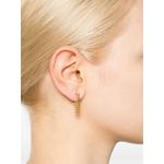 18KT yellow gold diamond earrings 2