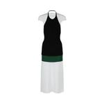 Платье миди Ferragamo Layered Midi Dress 'White' 1