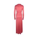 Платья средней длины Givenchy Long-Sleeve Draped Dress «Coral» 2