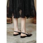 Каблуки-лодочки из лаковой кожи на ремешке 2,5 см TE578-2 5