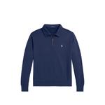 loopback fleece collared sweatshirt 1