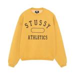 Толстовки Stussy Athletics Crew «Washed Gold» 1