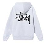 Худи Stussy Basic Logo Hoodie 'Ash Heather' 2