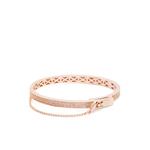 Pavé Thin Safety Chain bracelet 1