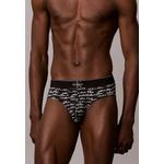 Графические микроволоконные трусы-слипы с монограммой - Calvin Klein Нижнее белье 1