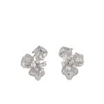 Серьги Orchid из белого золота с сапфирами и бриллиантами 2