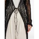 open-knit front-tie cardigan 4