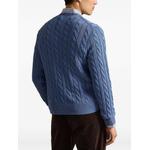 cable-knit embroidered-logo sweater 3