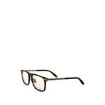tortoiseshell-effect square-frame glasses 1
