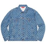 Джинсовые куртки Supreme Hole Punch Denim Trucker Jacket 'Blue' 1