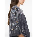 floral-embroidered velvet jacket 5