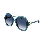 Солнцезащитные очки Gucci Round Oval 'Синий' 2