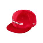 Кепки Supreme Velour Box Logo New Era 'Красный' 3