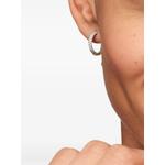 Серьги-хагги Petite Pavé из желтого золота с бриллиантами (14 мм) 2