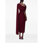 Maite draped panel midi dress 3
