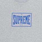 Футболки Supreme Warm Up Tee 'Heather Grey' 2