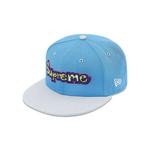 Кепки Supreme x New Era Gonz Logo Hat «Light Blue» 1