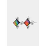 Серьги-гвоздики KAIMIRRA AMOUR FLEUR AMMOLITE 055 2